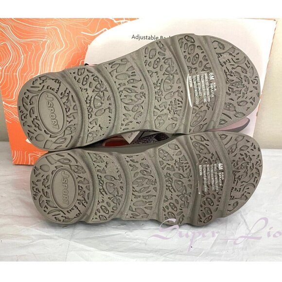 JSport by Jambu Gray and Pink Sandals - Picture 9 of 9